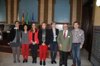 Autoridades acadmicas que han formado parte de la mesa durante la inauguracin del congreso.