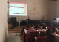 Presentacin del proyecto Ingenios en Ruta durante la jornada 'ComCiRed'.