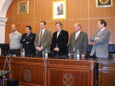 Participantes en la mesa de dilogo