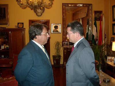 Visita institucional del subdelegado de Gobierno al Rectorado