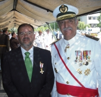 Librado Carrasco recibe la Cruz del Mrito Militar con distintivo blanco