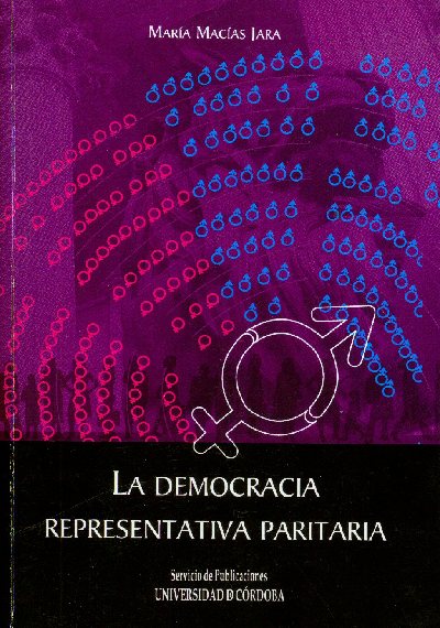 'La democracia representativa paritaria', nuevo libro del Servicio de Publicaciones de la Universidad de Crdoba
