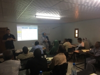 Una de las clases desarrolladas en los centros de Formacin Profesional de los Campos de Refugiados Saharauis de Tinduf  