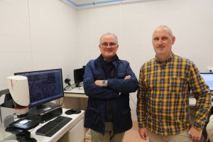 Researchers Guillermo Guerrero and Óscar Rodríguez 